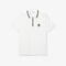 lacoste classic fit french made badge accent polo shirt