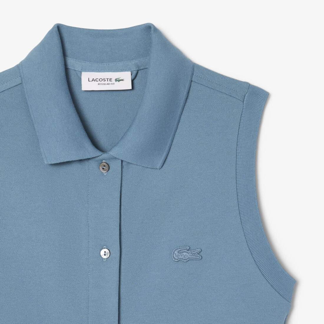 Long Stretch Mini Pique Polo Dress Long Stretch Mini Pique Polo Dress