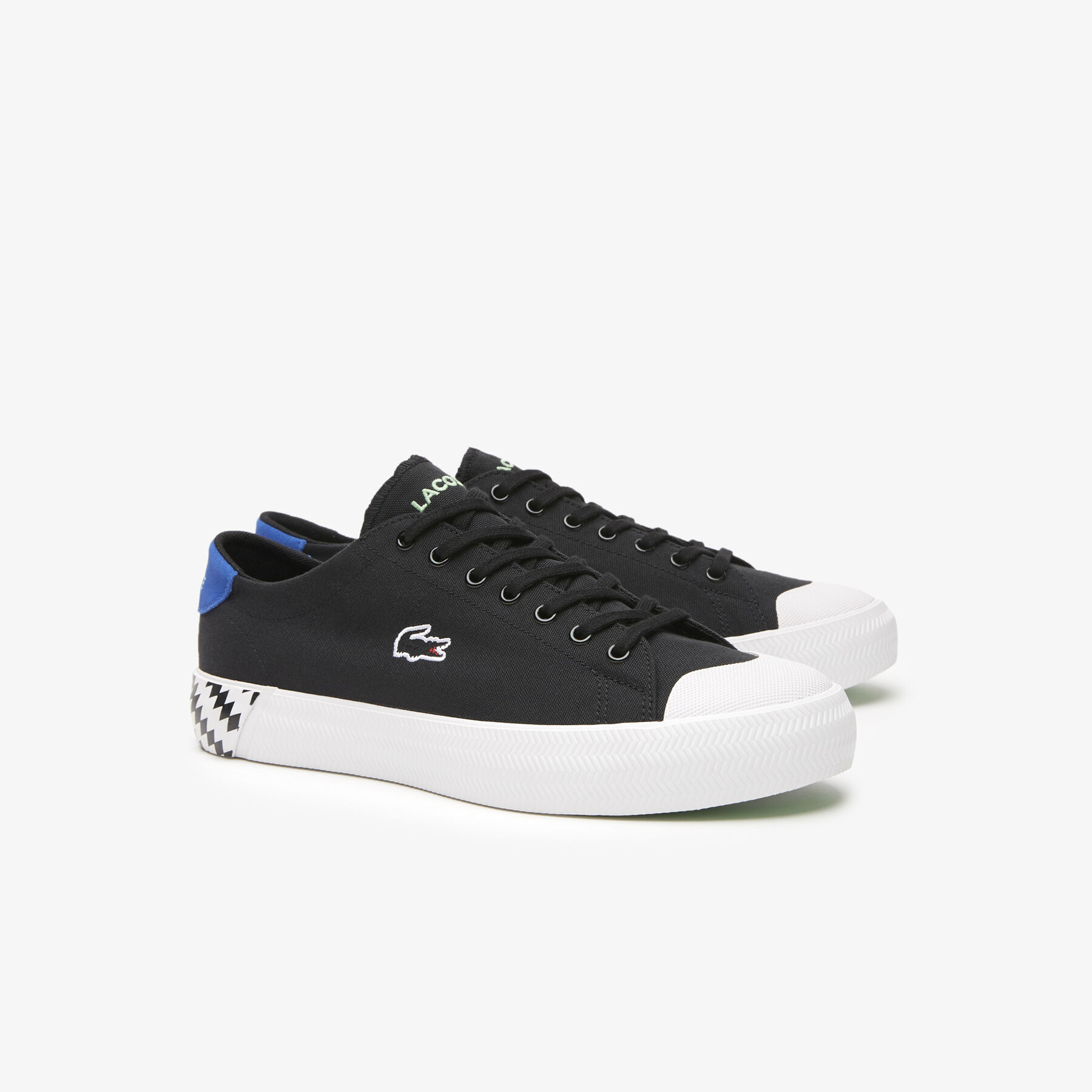 men s lacoste gripshot textile trainers