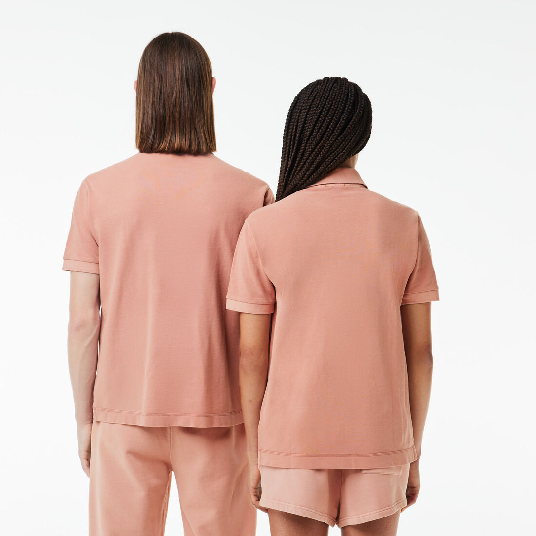 تي شيرت بولو بيكيه قطن مطاطي بياقة بلون مغاير وقَصّة عادية تي شيرت بولو بيكيه قطن مطاطي بياقة بلون مغاير وقَصّة عادية