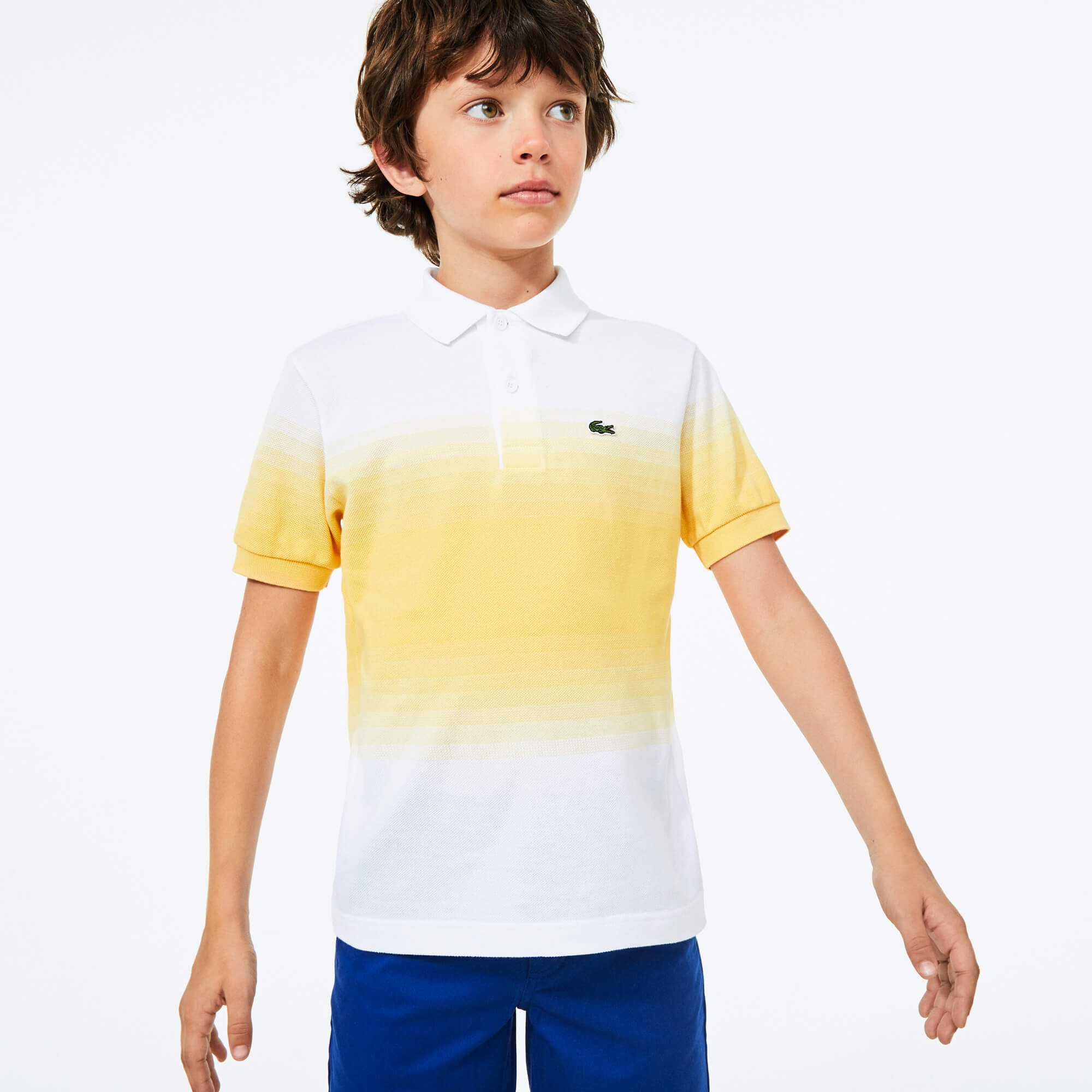 Boys' Lacoste Made in France Organic Cotton Piqué Polo Shirt
