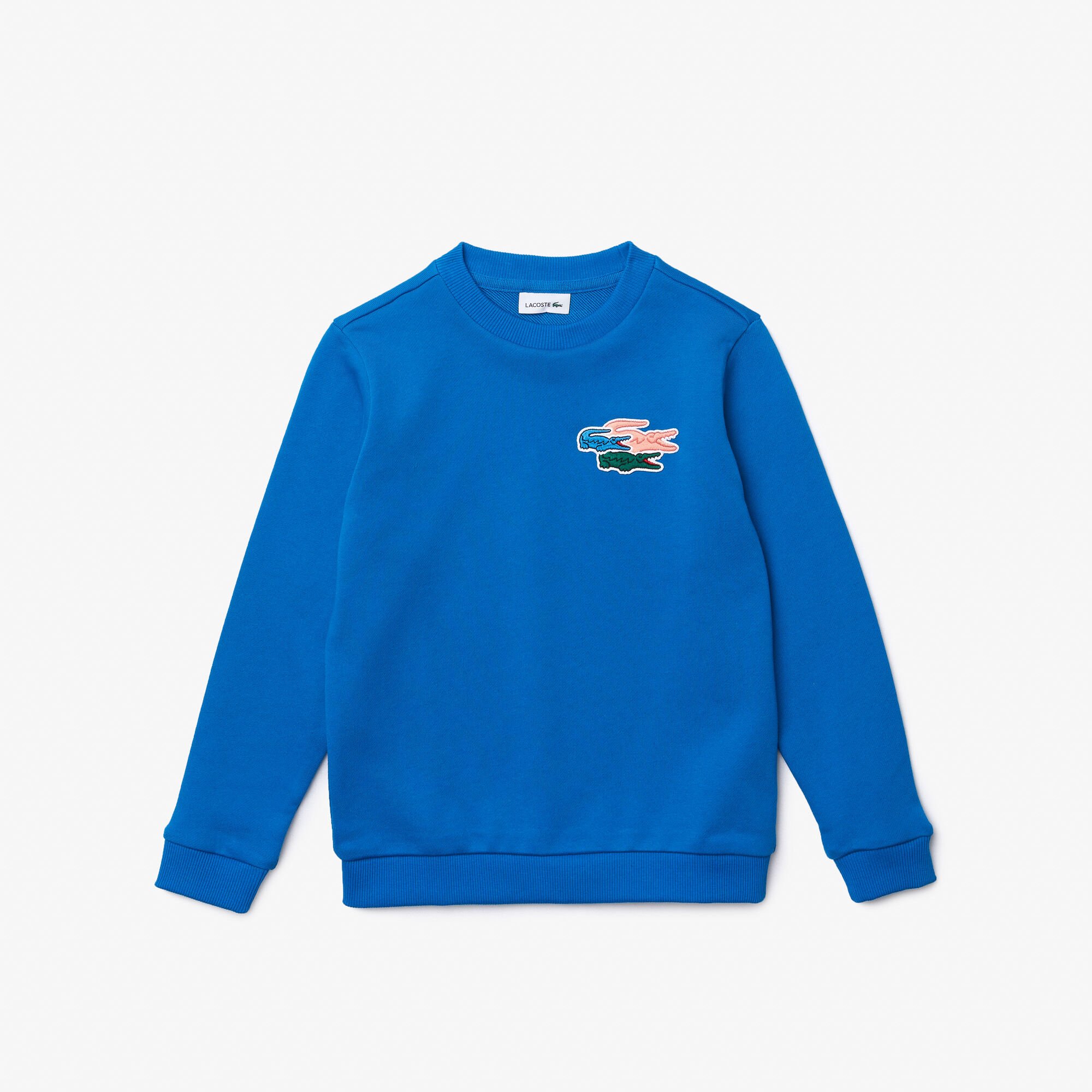 Buy Kids Hooded Crocodiles Organic Cotton Sweatshirt Lacoste QA