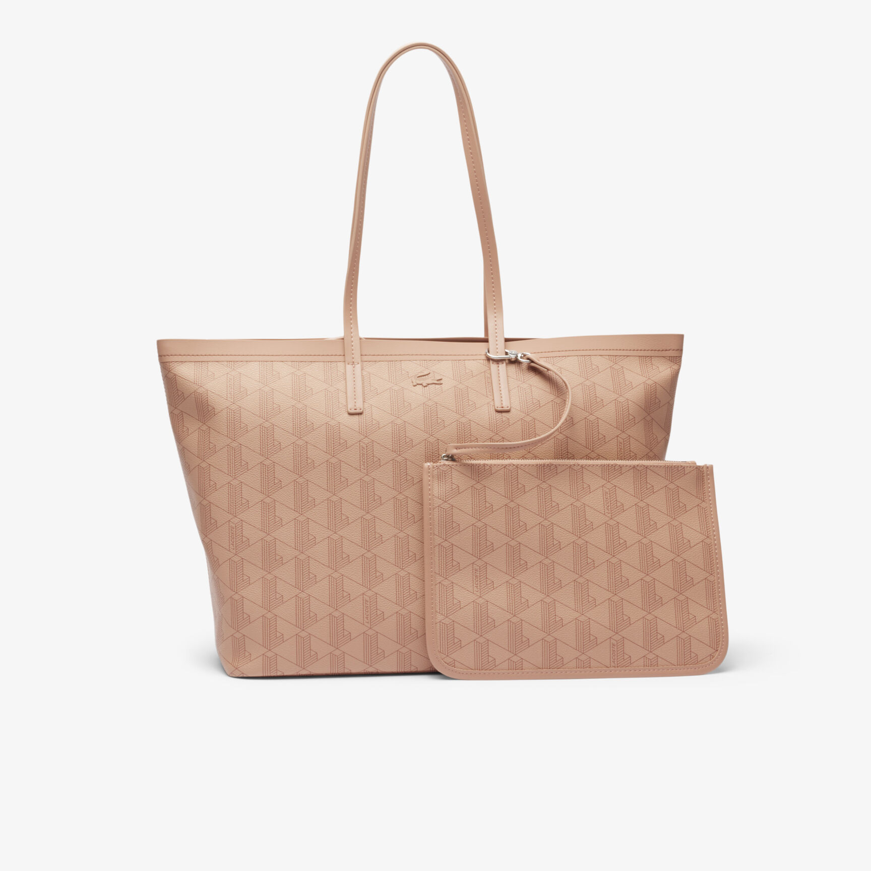 Zely Grained Tote with Pouch Zely Grained Tote with Pouch