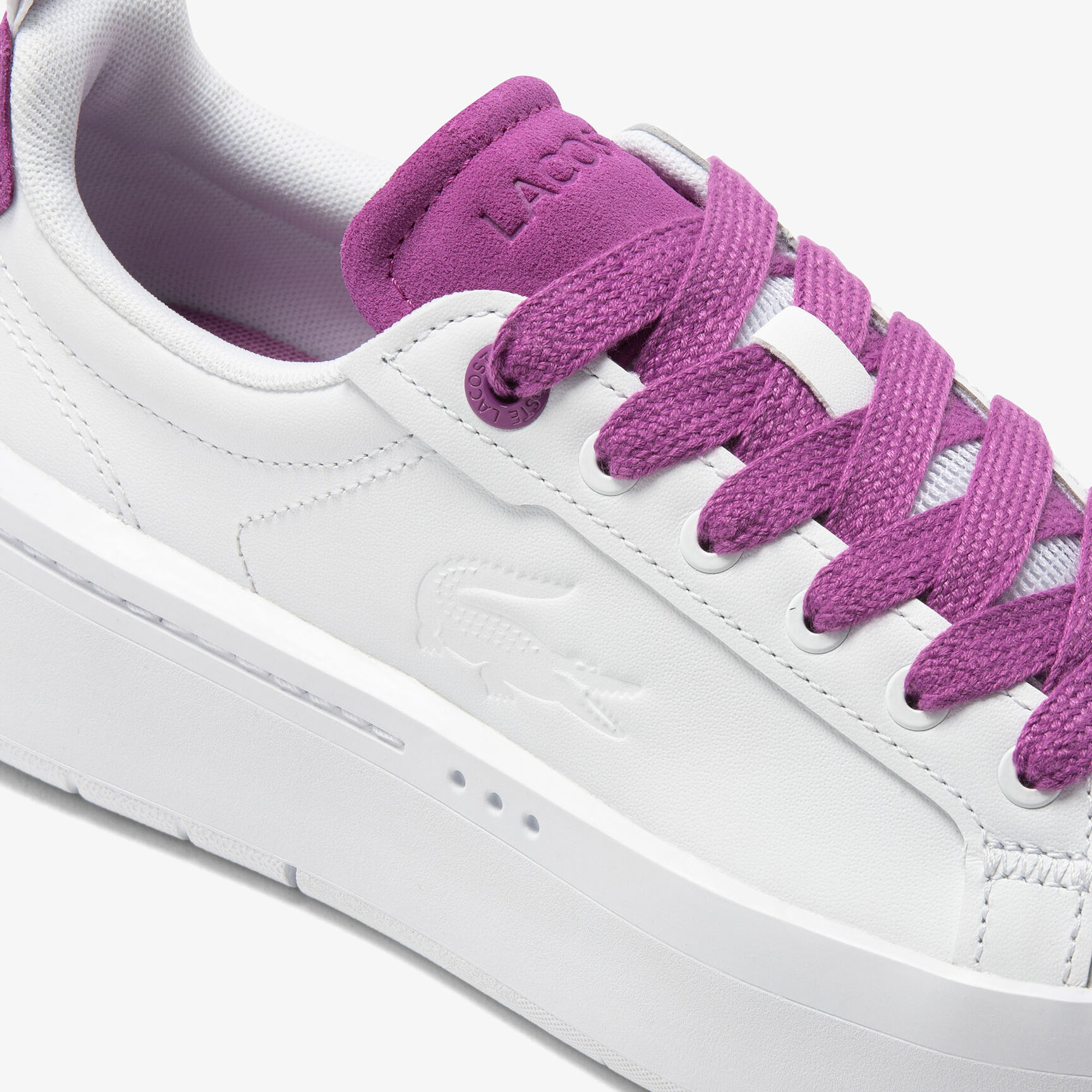 Women's Lacoste Carnaby Platform Leather Trainers Women's Lacoste Carnaby Platform Leather Trainers