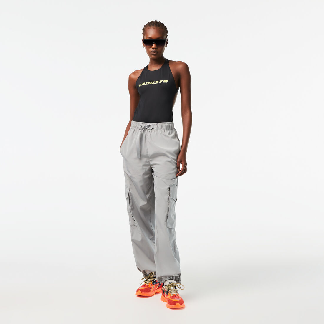 Women’s Lacoste One-Piece Recycled Polyester Swimsuit Women’s Lacoste One-Piece Recycled Polyester Swimsuit