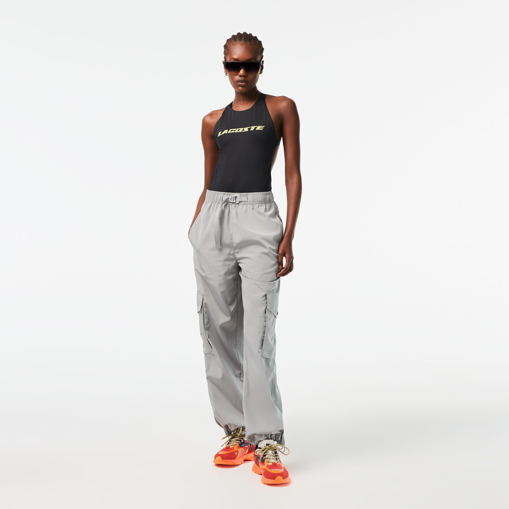 Women’s Lacoste One-Piece Recycled Polyester Swimsuit Women’s Lacoste One-Piece Recycled Polyester Swimsuit