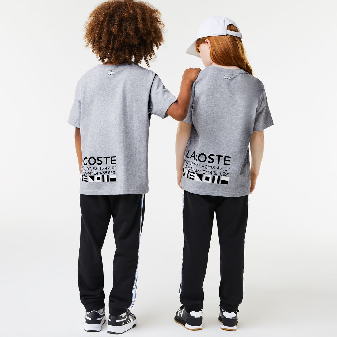 Kids' Lacoste Oversised Nautical Style T-shirt Kids' Lacoste Oversised Nautical Style T-shirt