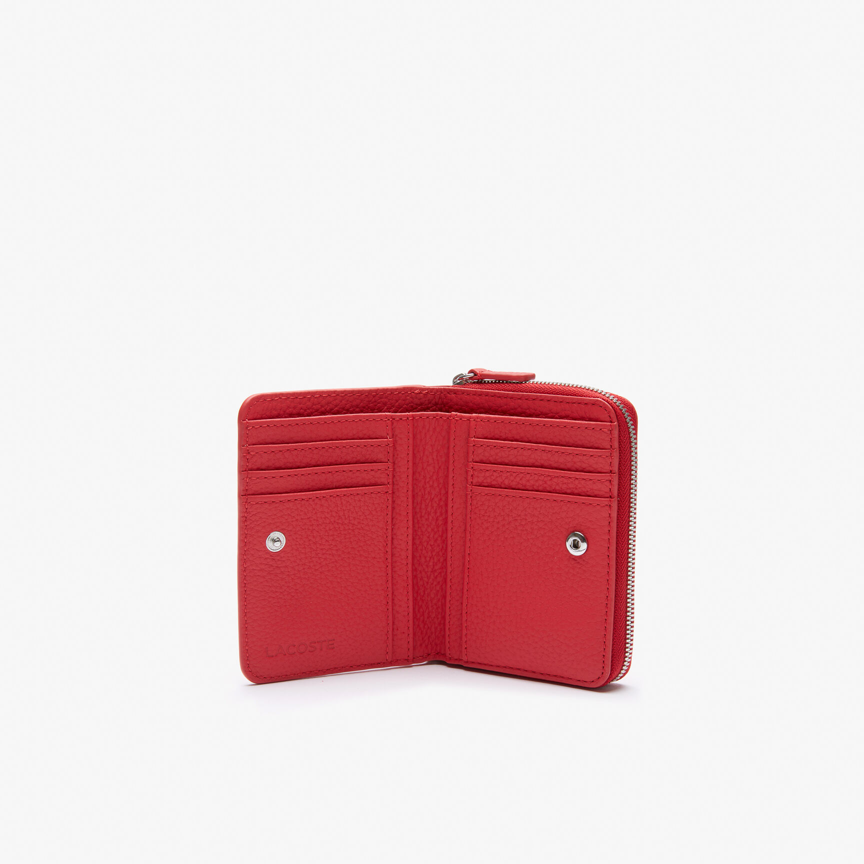 محفظة مربعة صغيرة جلد بارز بسحّاب للنساء مجموعة Croco Crew محفظة مربعة صغيرة جلد بارز بسحّاب للنساء مجموعة Croco Crew