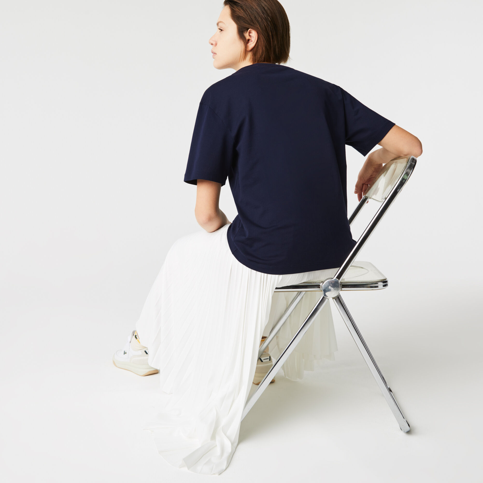 Women’s Made In France Embroidered Organic Cotton T-shirt Women’s Made In France Embroidered Organic Cotton T-shirt