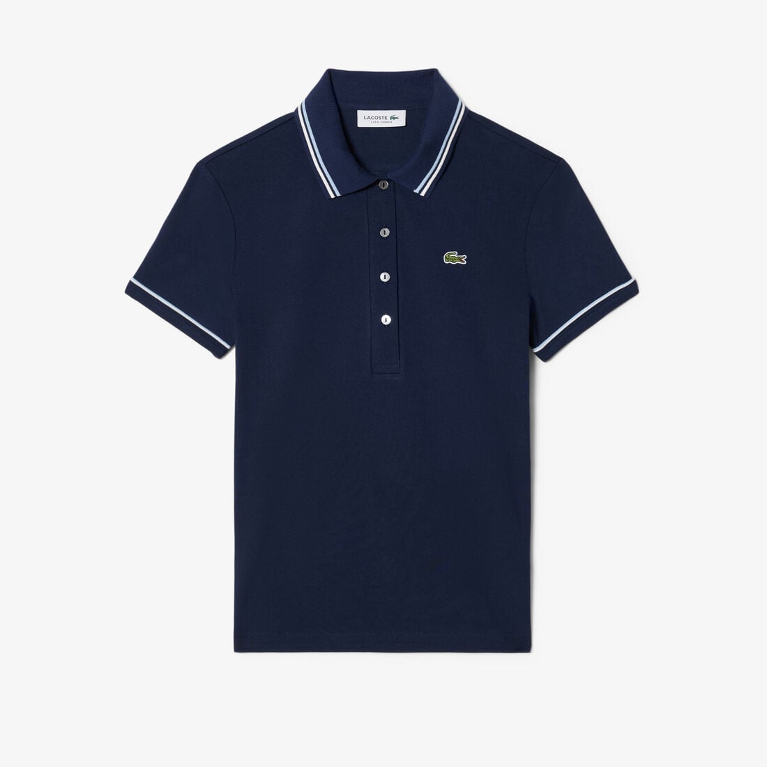 L.12.D Slim Fit Trim Detail Polo Shirt lacoste l 12 d slim fit trim detail polo shirt