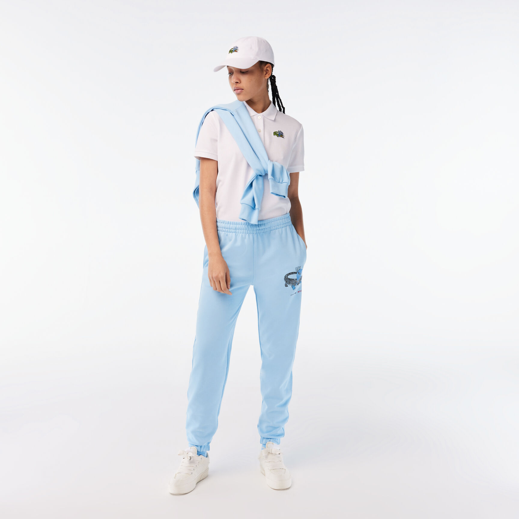 بنطال رياضي فائق النعومة للنساء مجموعة Lacoste x Netflix