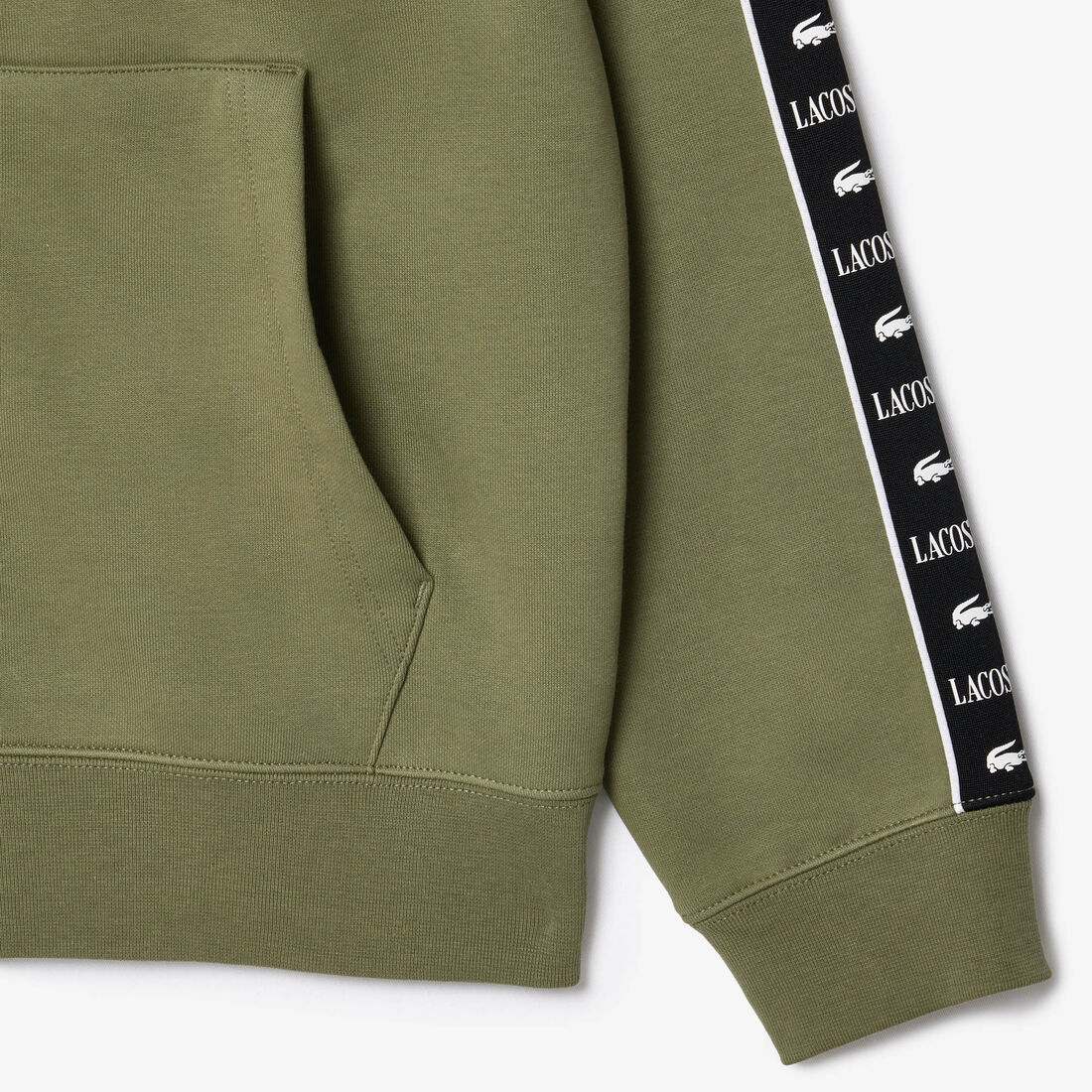 Logo Stripe Zip-Up Hoodie Logo Stripe Zip-Up Hoodie