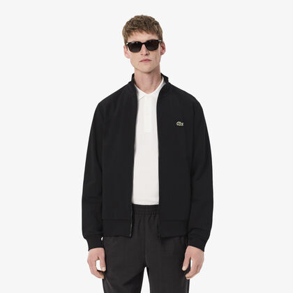 Zip-up High Neck Fleece Sweatshirt