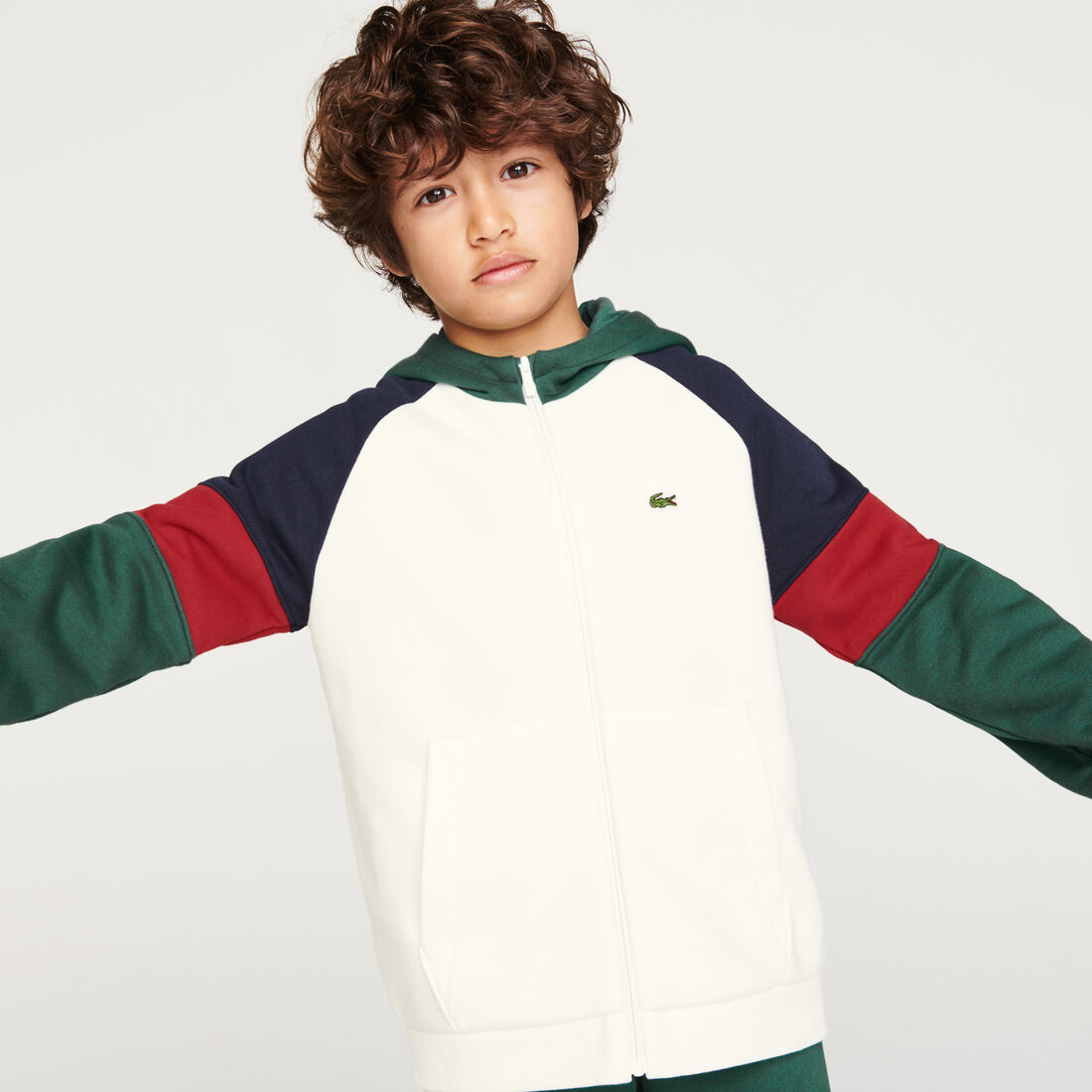 Boys’ Hooded Colorblock Fleece Zip Sweatshirt Boys’ Hooded Colorblock Fleece Zip Sweatshirt