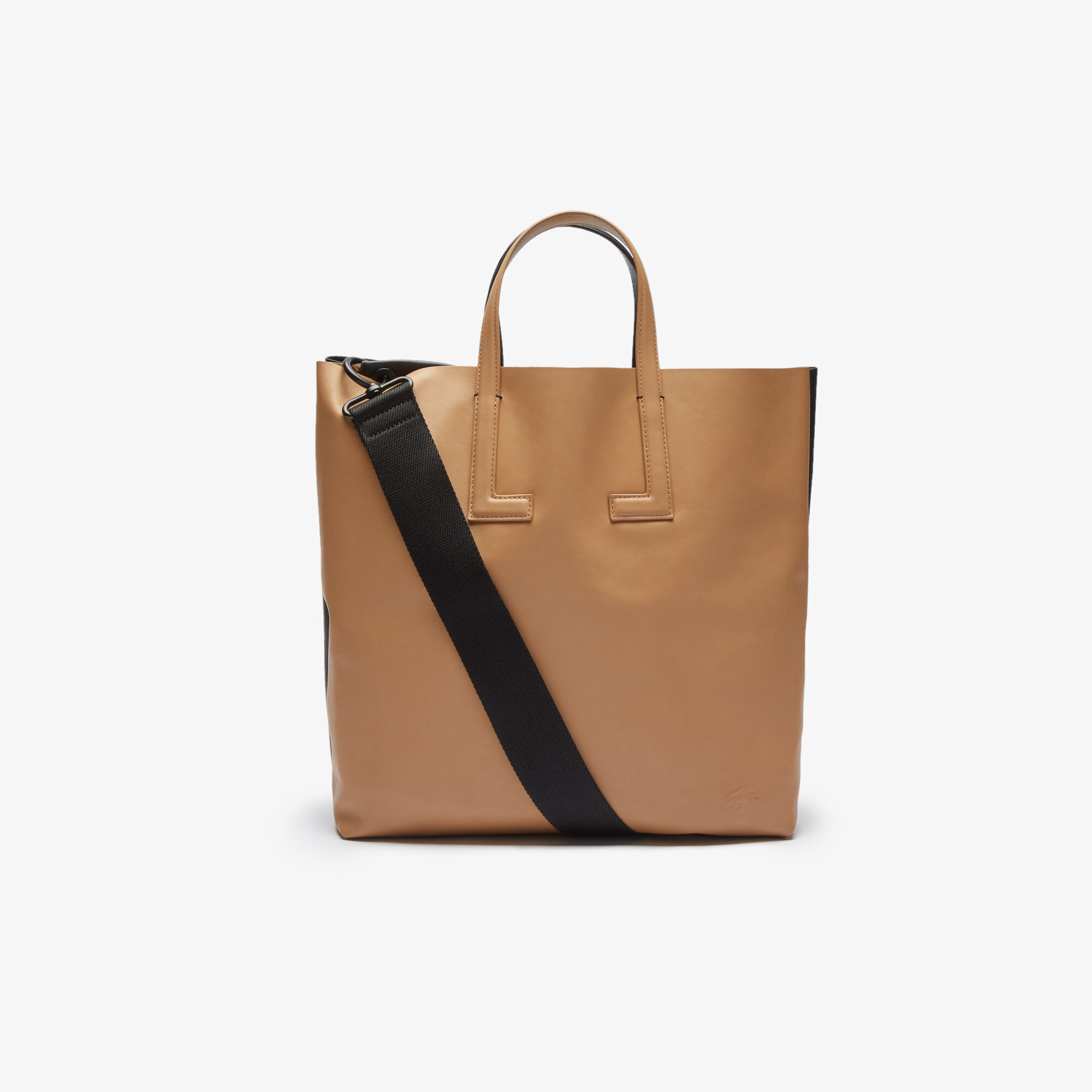 Women's Fashion Show Two-Tone Leather Double Tote Women's Fashion Show Two-Tone Leather Double Tote