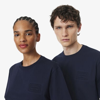 Embossed Branding Cotton T-shirt