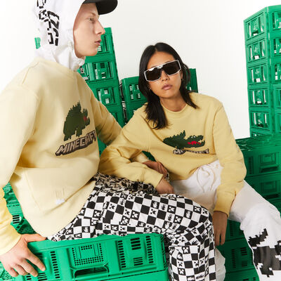 Unisex Lacoste X Minecraft Organic Fleece Sweatshirt