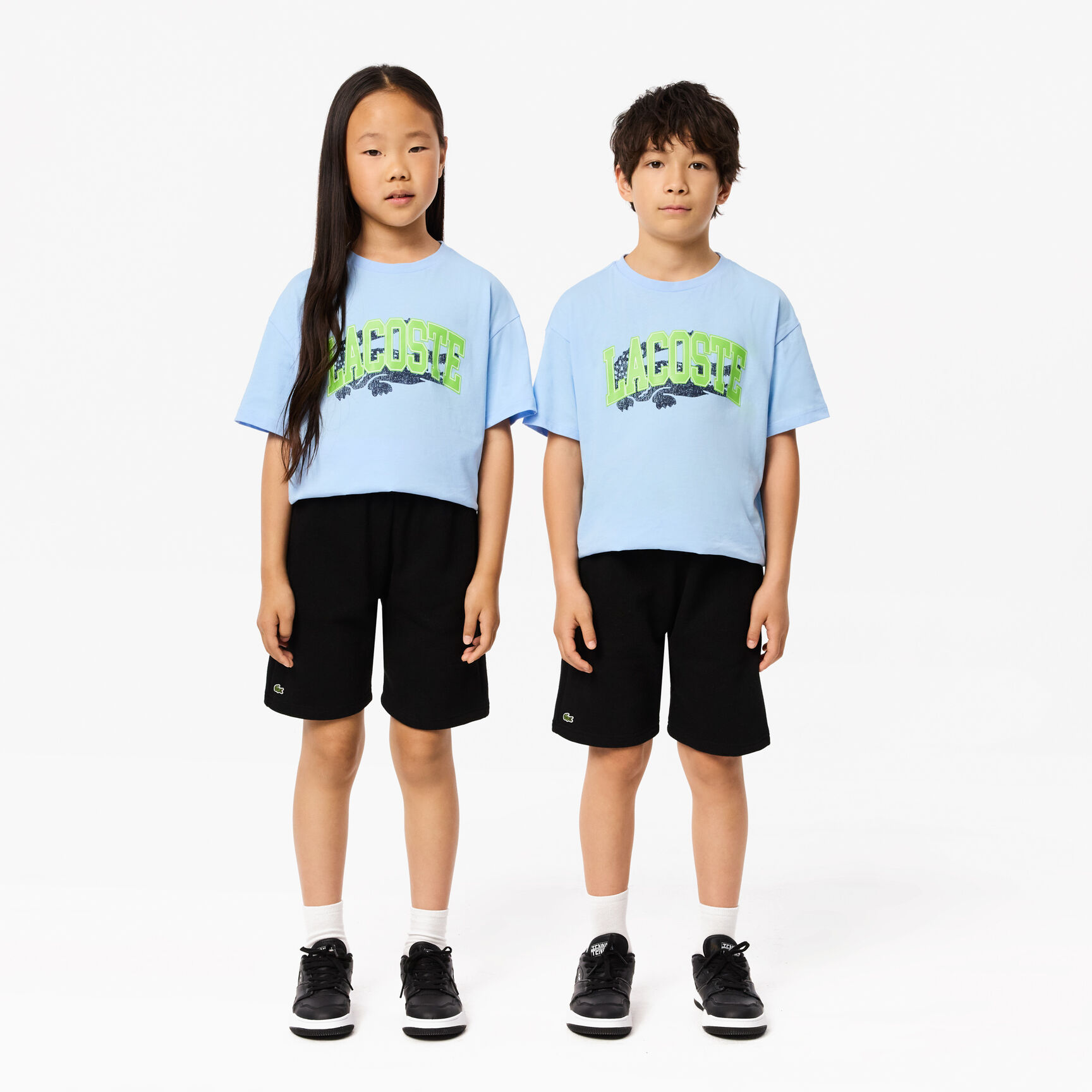 Kids' Lacoste Organic Brushed Cotton Fleece Shorts Kids' Lacoste Organic Brushed Cotton Fleece Shorts