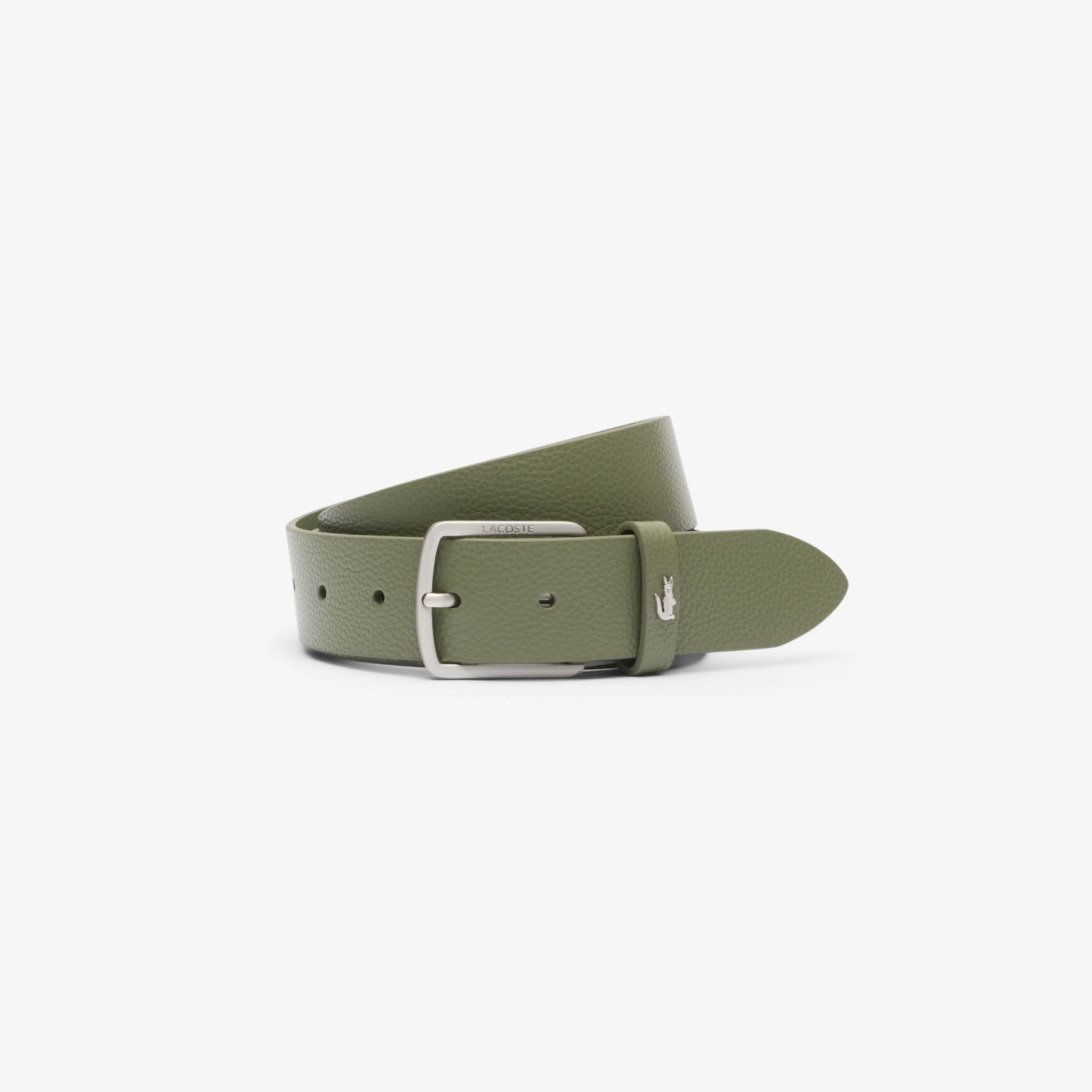 Grained Leather Belt