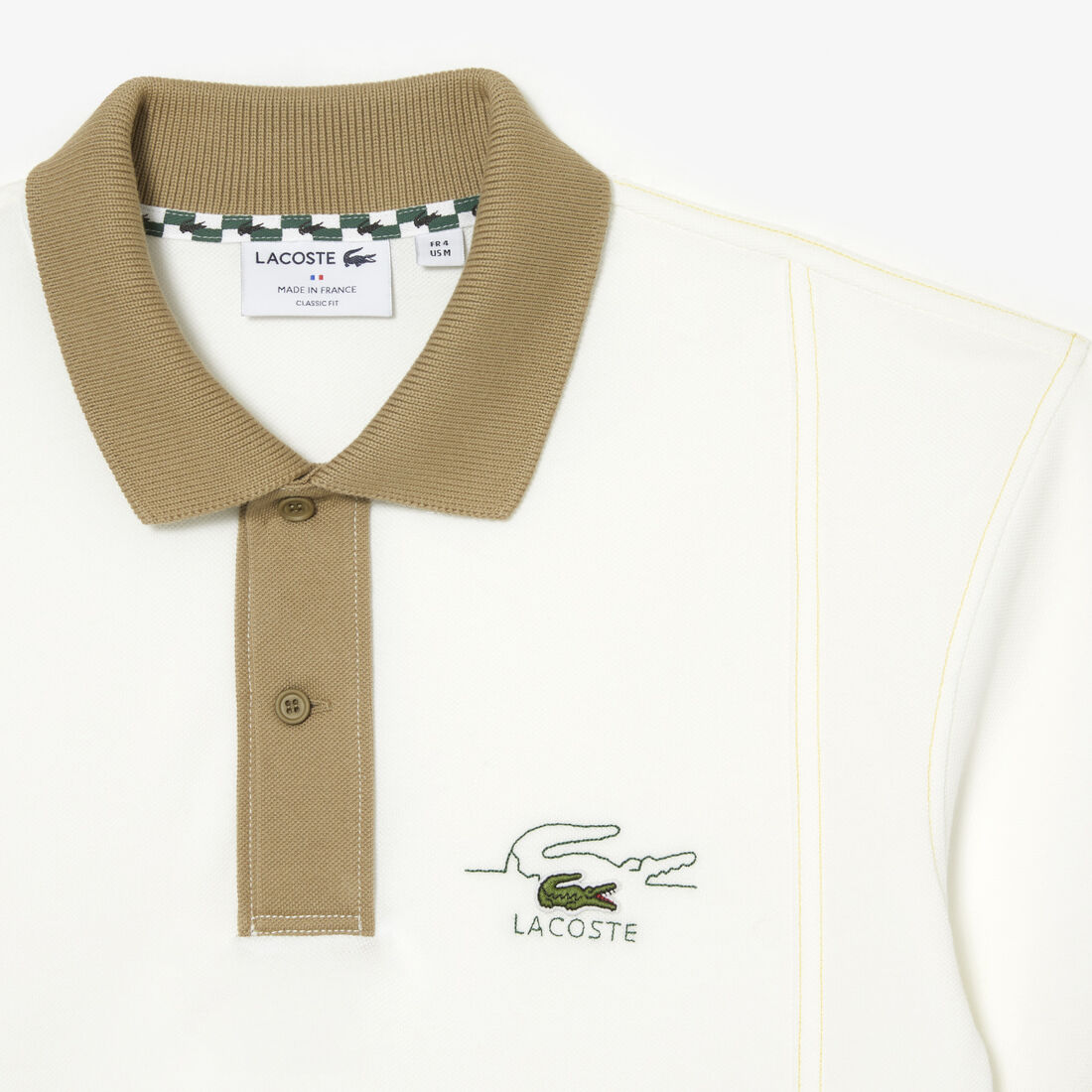 Men’s Lacoste Two Tone Organic Cotton Polo Shirt Men’s Lacoste Two Tone Organic Cotton Polo Shirt