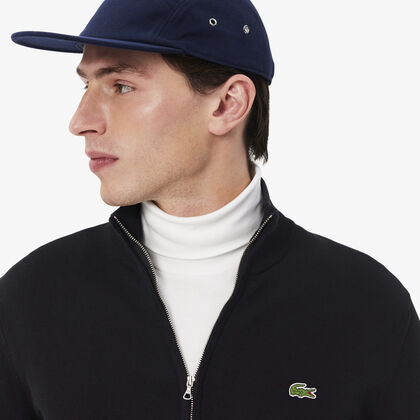 سترة قطنية بسحاب وياقة عالية سترة قطنية بسحاب وياقة عالية