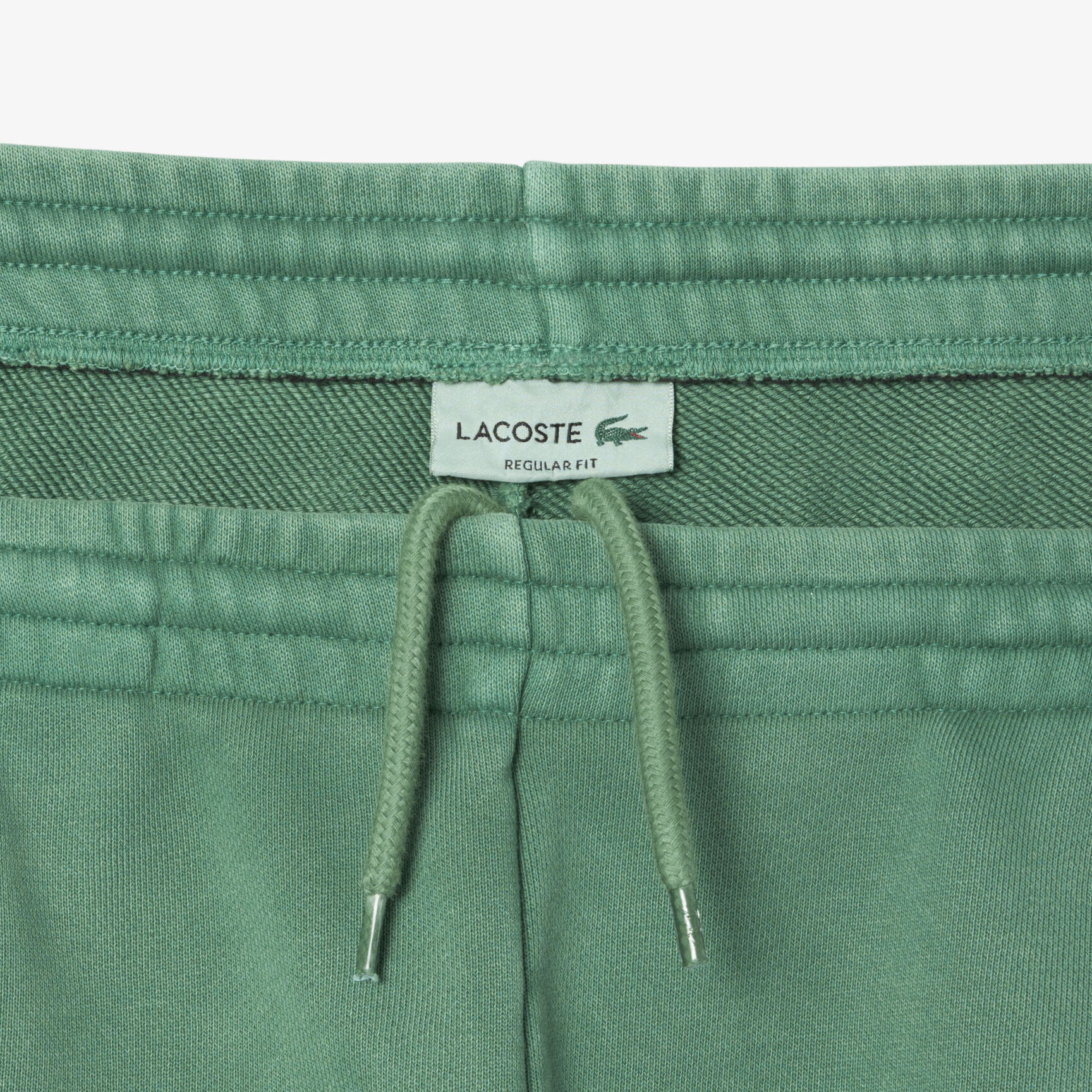 Washed Effect Cotton Fleece Shorts