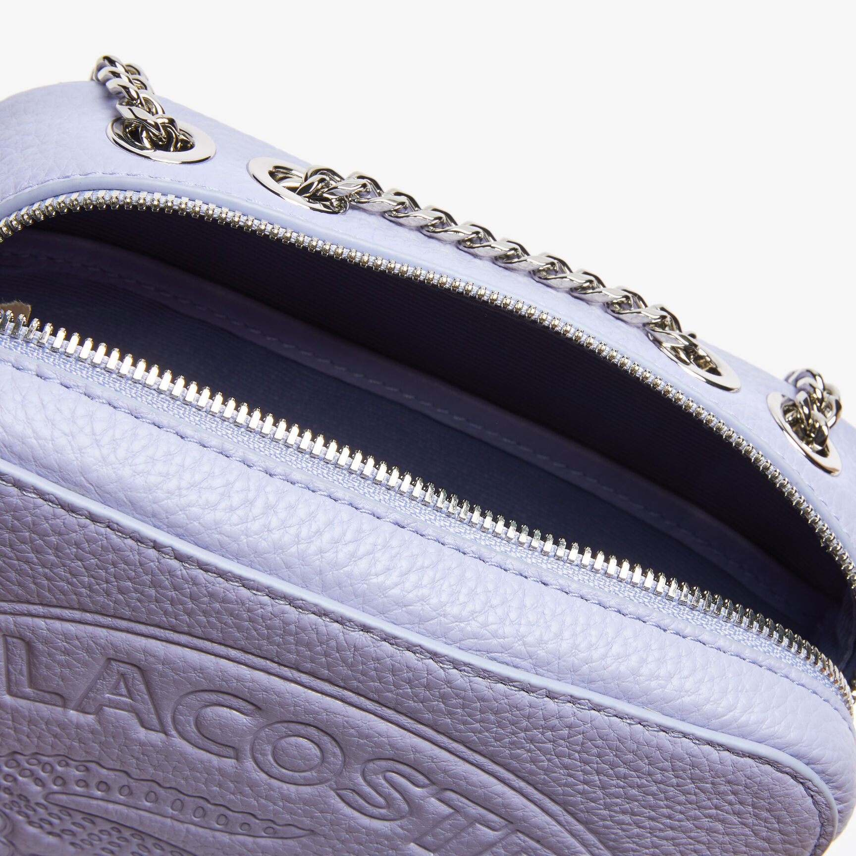 Women&rsquo;s Croco Crew Grained Leather Zip Shoulder Bag