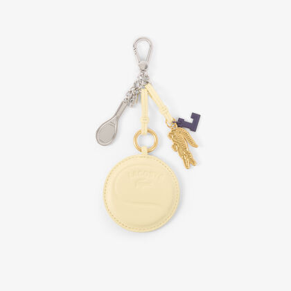lacoste tennis racket mirror l charms key ring