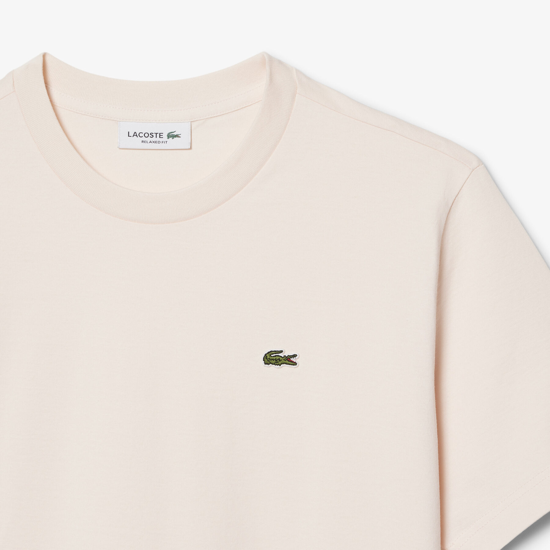 lacoste relaxed fit soft cotton t shirt