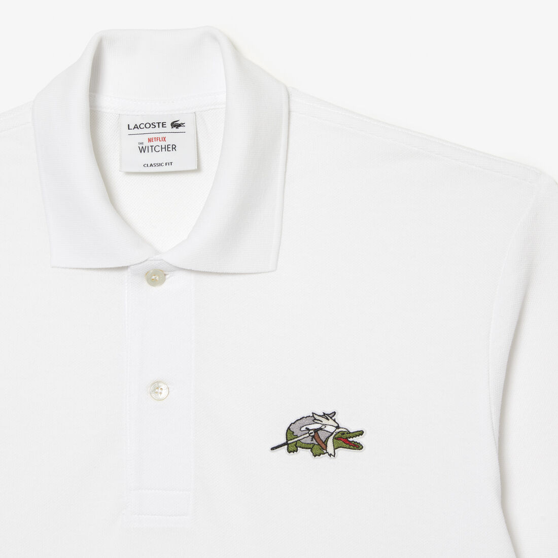 Men’s Lacoste x Netflix Organic Cotton Polo Shirt Men’s Lacoste x Netflix Organic Cotton Polo Shirt