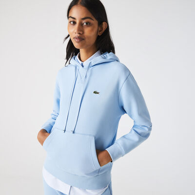 Women’s Loose Fit Hooded Cotton Blend Sweatshirt