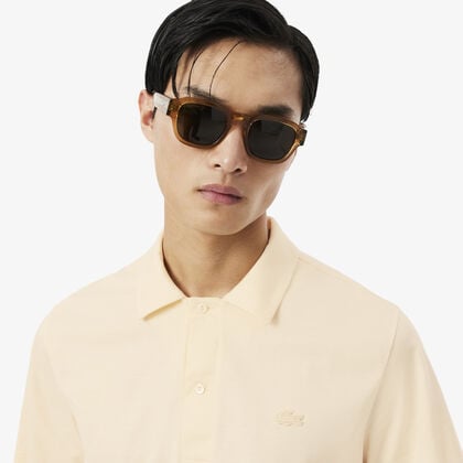 Paris Classic Fit Open Neck Embroidered Polo Shirt