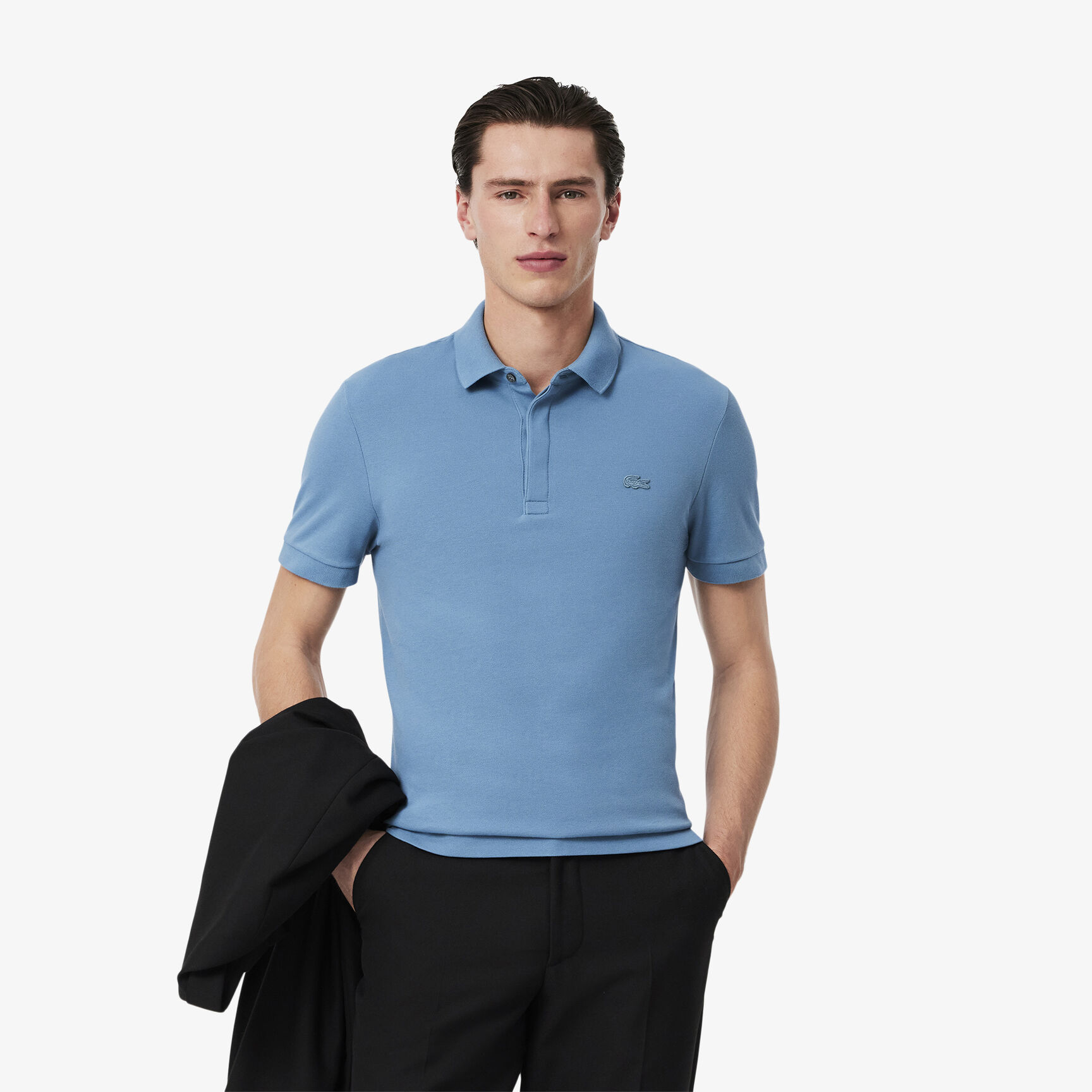 Regular Fit Paris Stretch Pique Polo Shirt