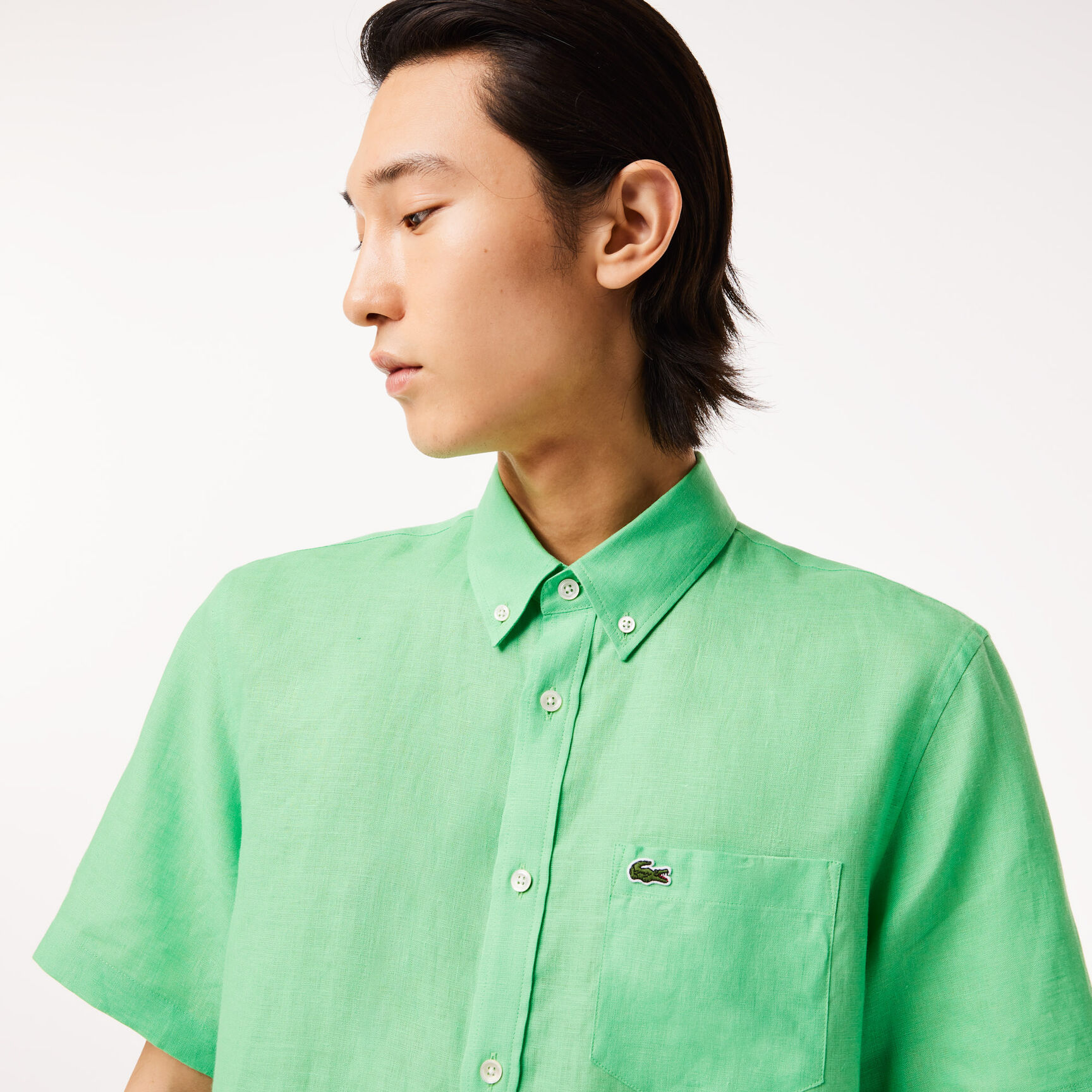 Short Sleeved Linen Shirt