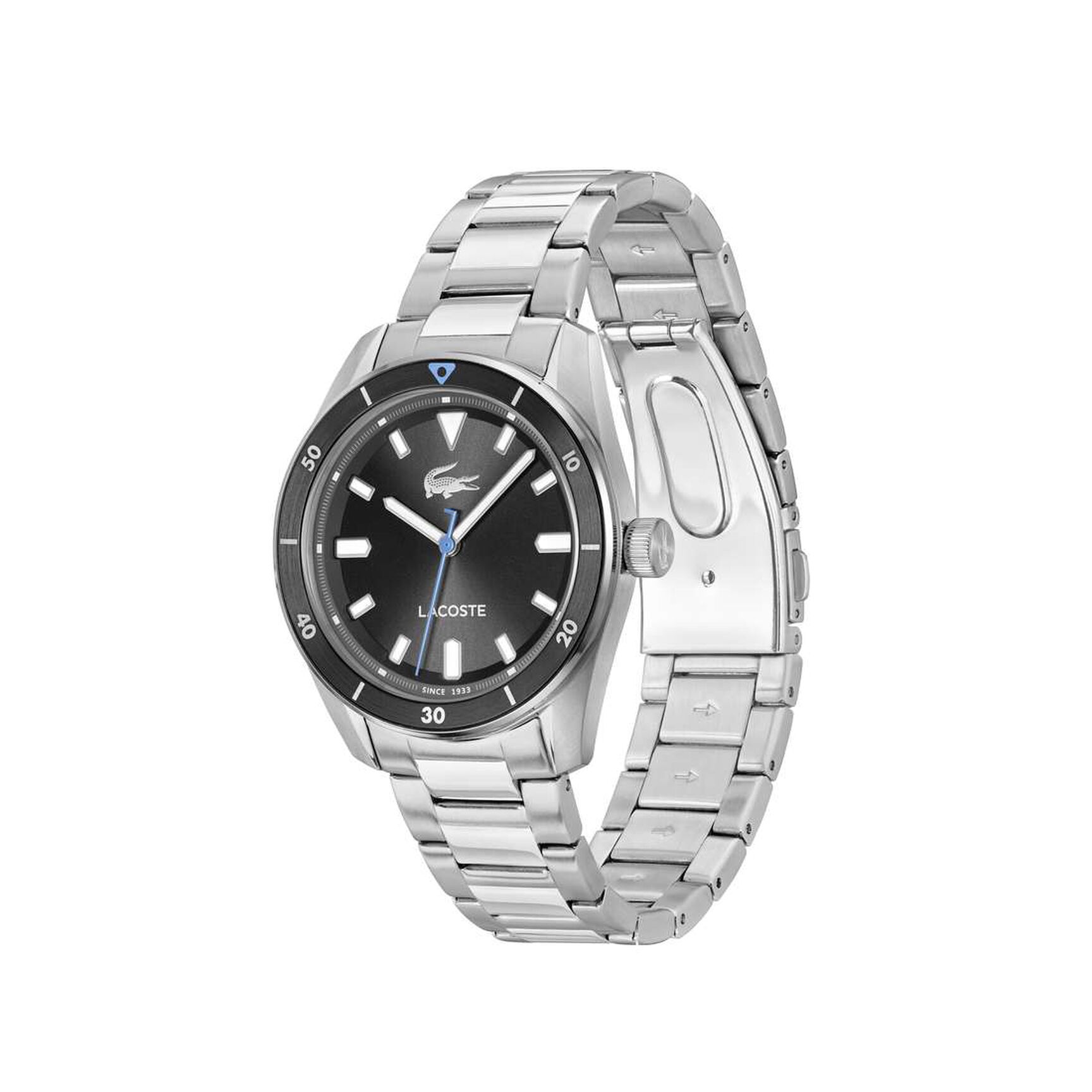 Men Stainless Steel 3 Hand Quartz Watch