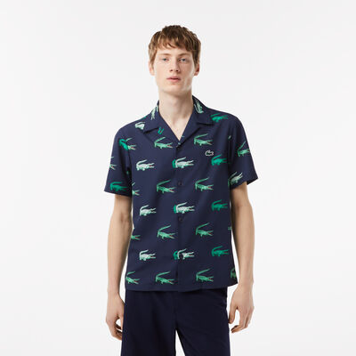 Men’s Lacoste Golf Printed Short-sleeved Shirt