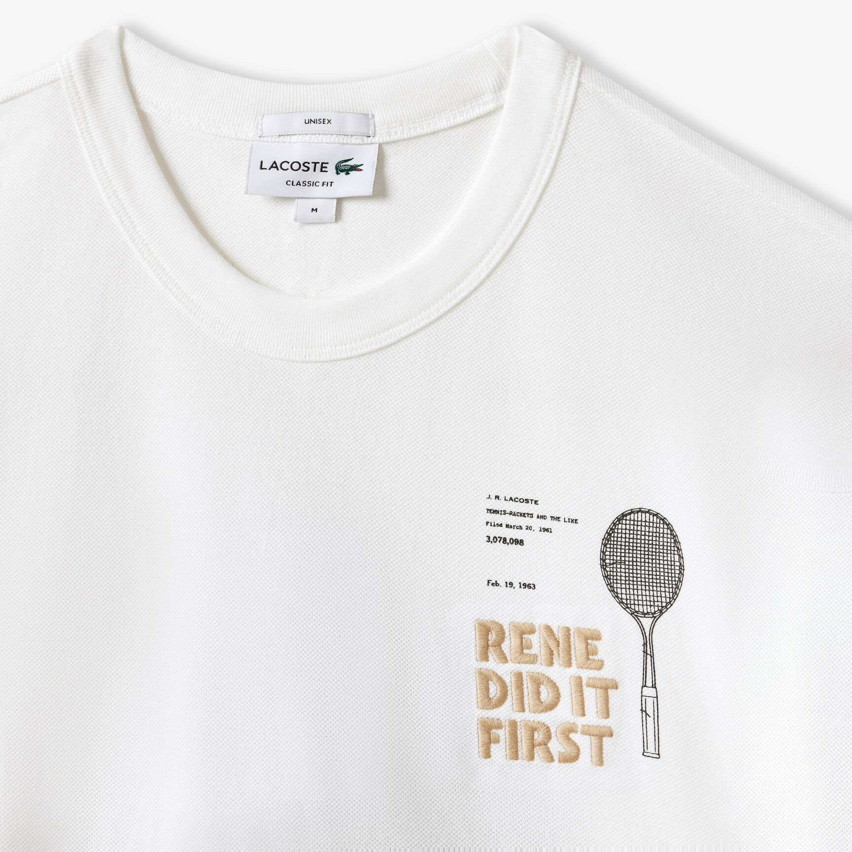 Patent Back Pique T-shirt