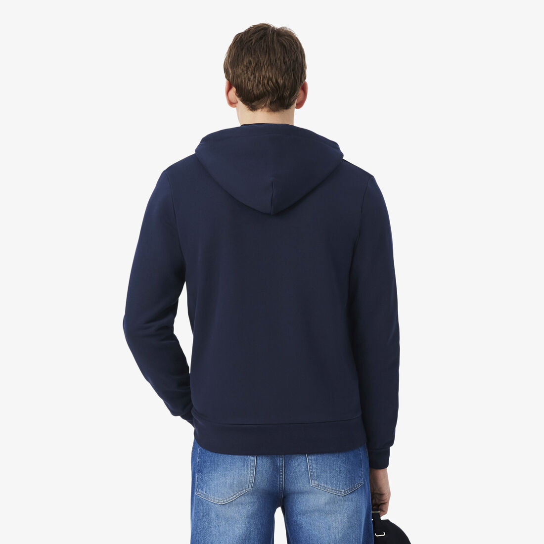 Classic Fit Zipped Fleece Sweatshirt