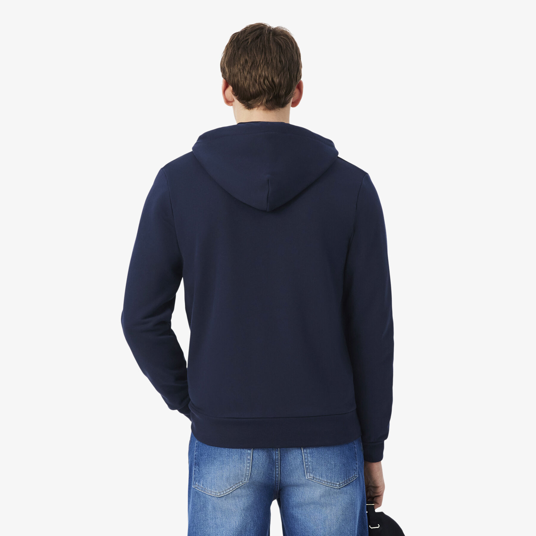 Classic Fit Zipped Fleece Sweatshirt