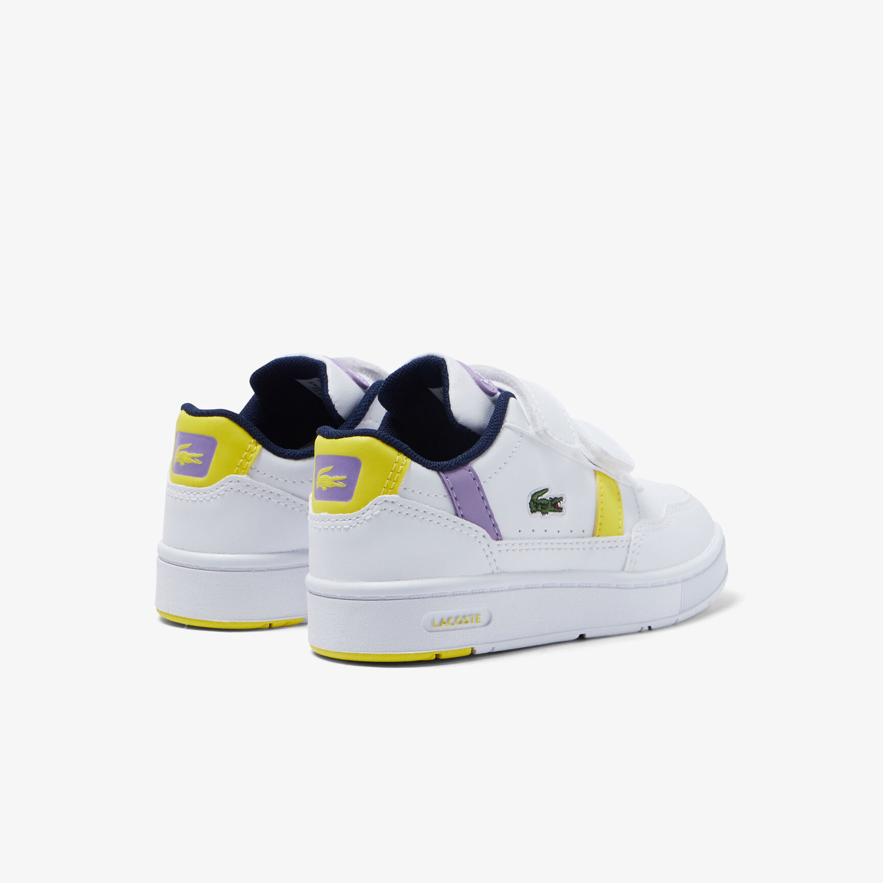 Infants' Lacoste T-Clip Synthetic Colour-Pop Trainers