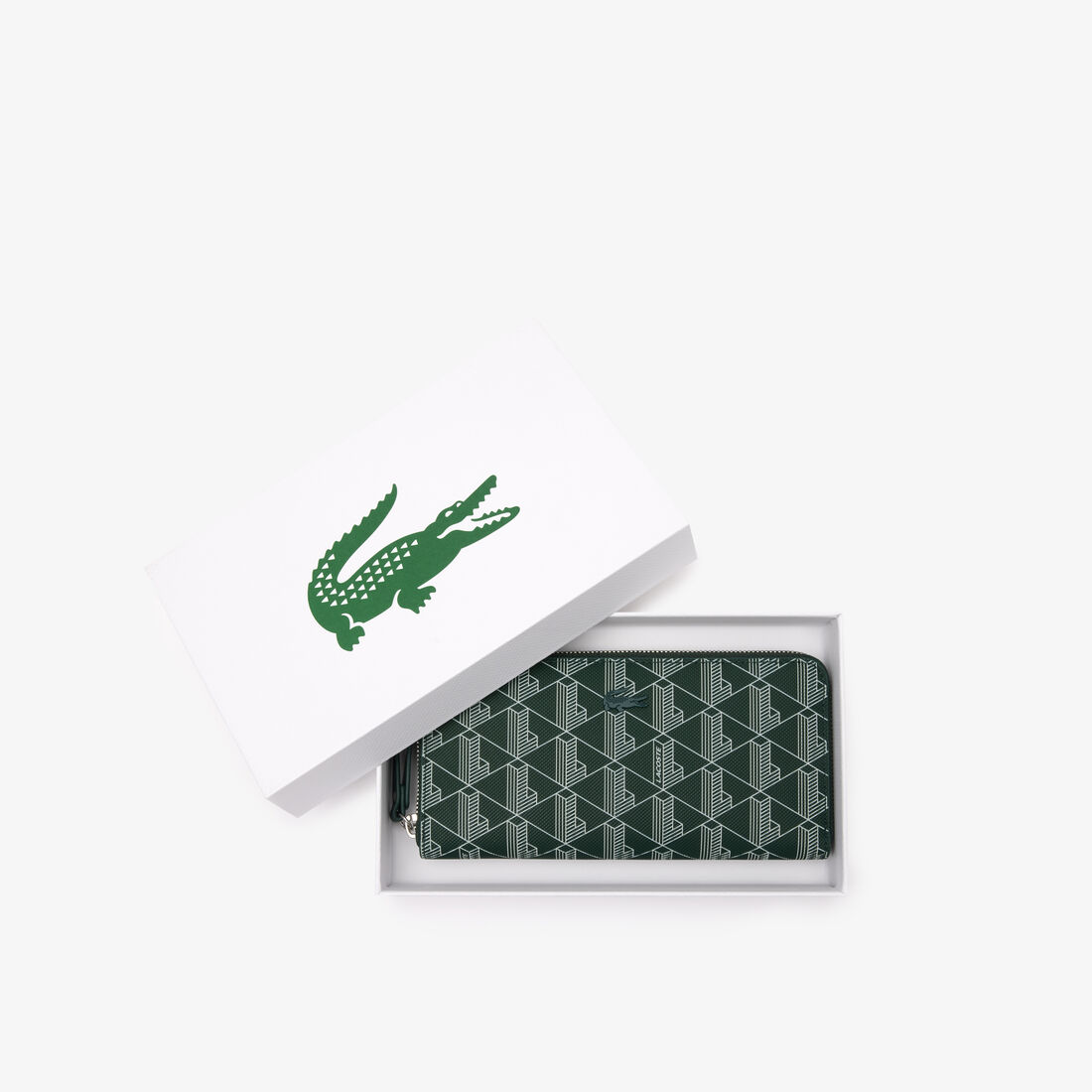 Women's Lacoste Monogram Print Zip Wallet Women's Lacoste Monogram Print Zip Wallet