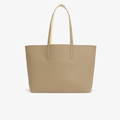 lacoste anna reversible tote with pouch