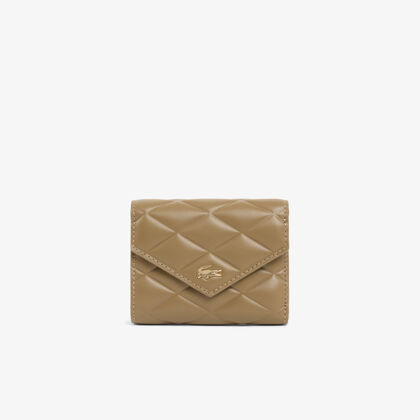 lacoste crocodelle leather billfold