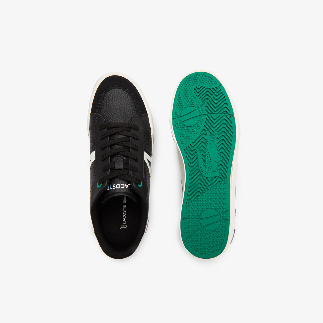 Men's Lacoste L004 Leather Colour-Pop Trainers Men's Lacoste L004 Leather Colour-Pop Trainers