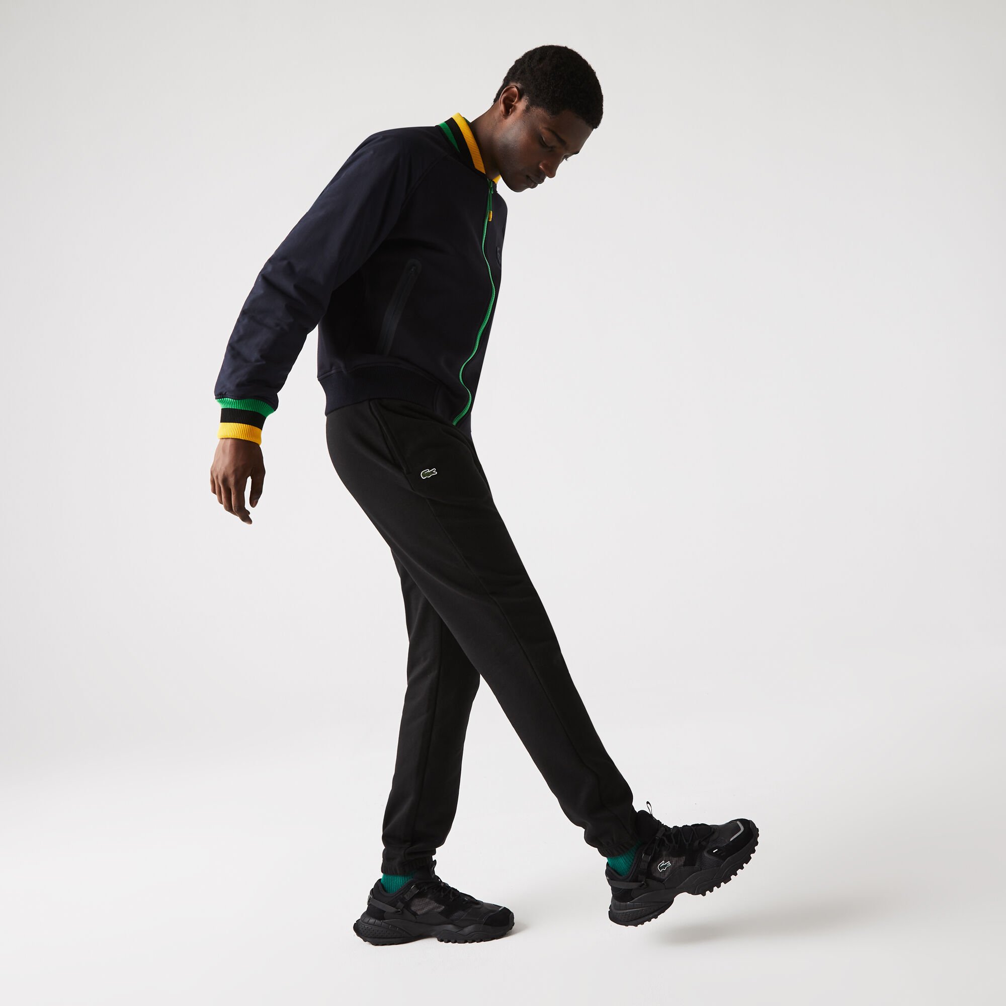 Men's lacoste sport discount tennis trackpants in fleece