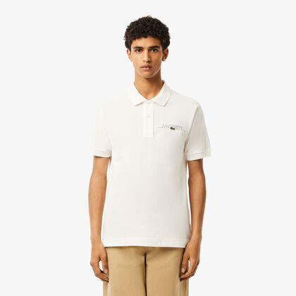 Original L.12.12 Lacoste Wording French Made Polo Shirt Shirt