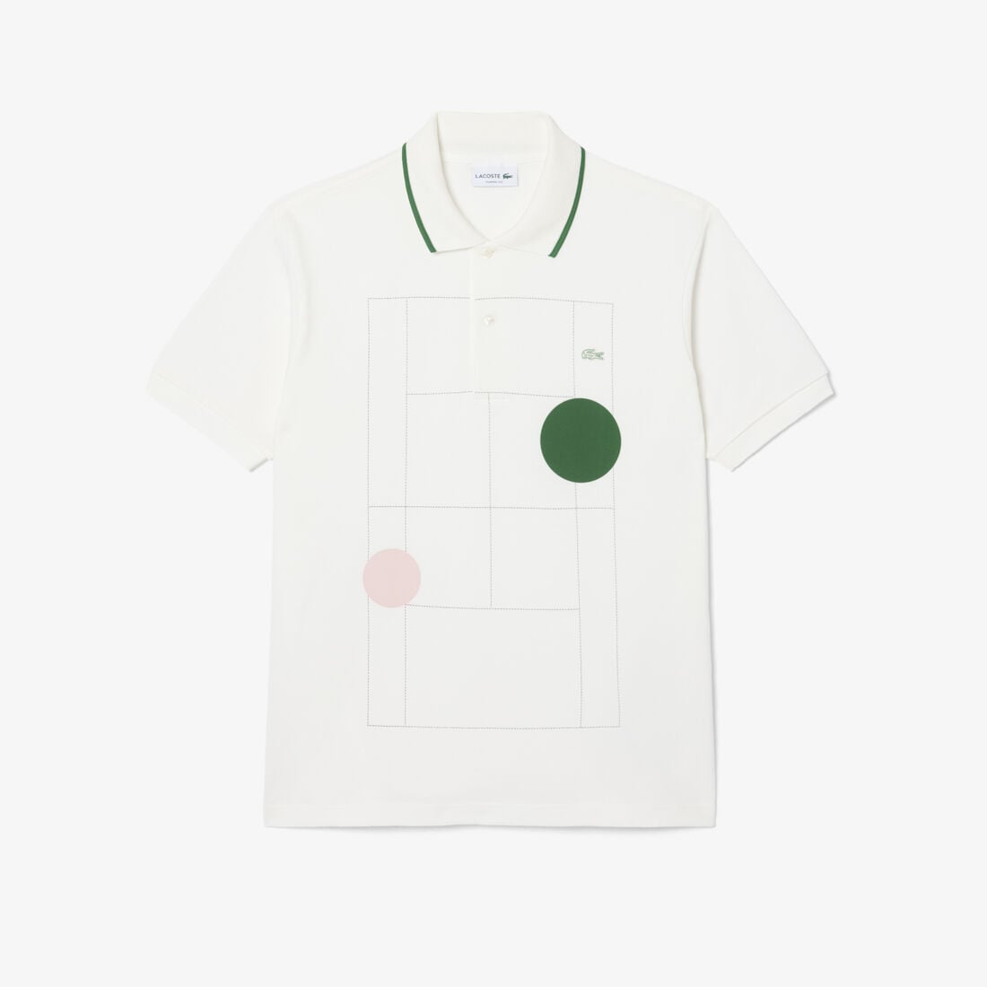 Classic Fit Graphic Petit Pique Polo Shirt lacoste classic fit graphic petit pique polo shirt