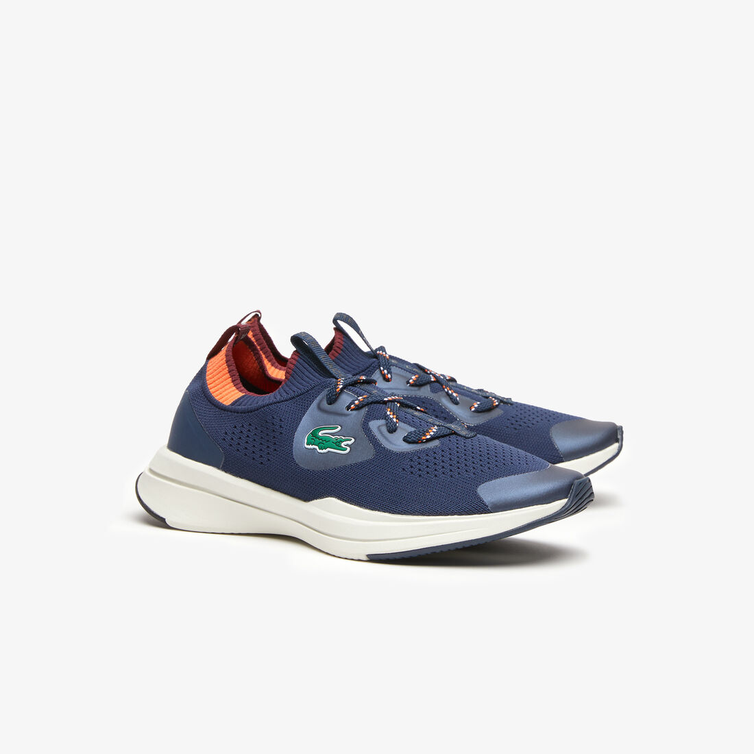 Women's Lacoste Run Spin Knit Textile Sneakers Women's Lacoste Run Spin Knit Textile Sneakers