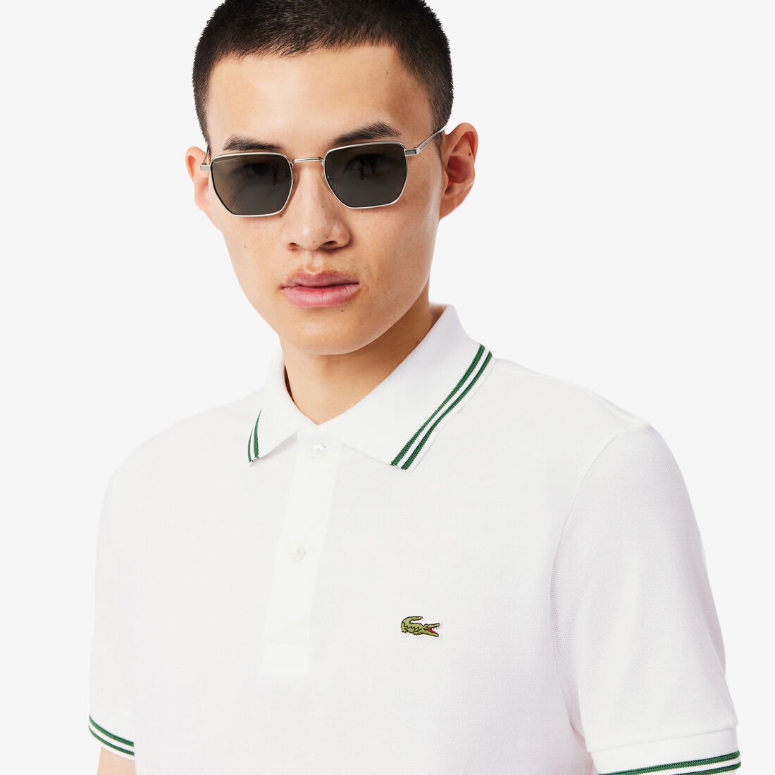 Regular Fit Trim Accent L.12.12 Polo Shirt Regular Fit Trim Accent L.12.12 Polo Shirt