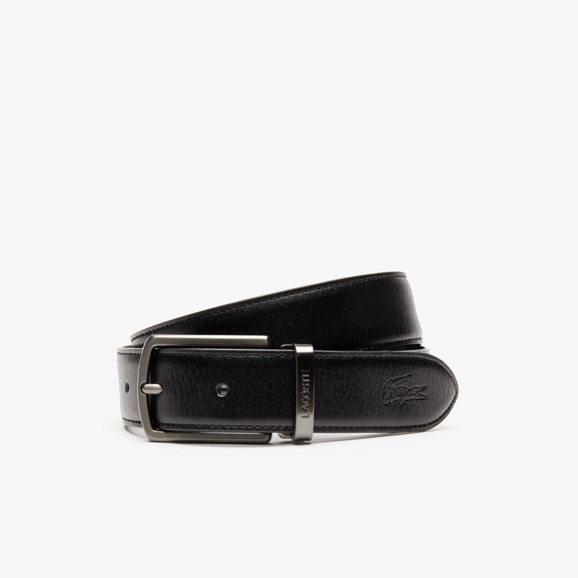 Lacoste men's reversible leather belt shop